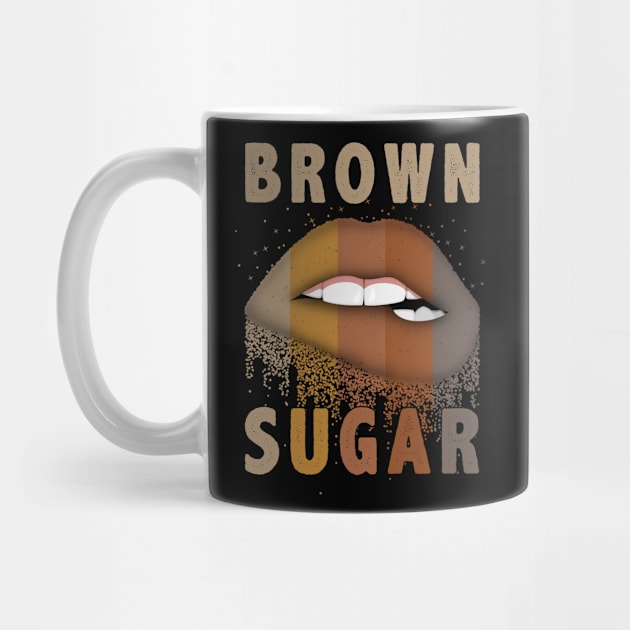 Brown sugar sexy lips african American woman by Dianeursusla Clothes